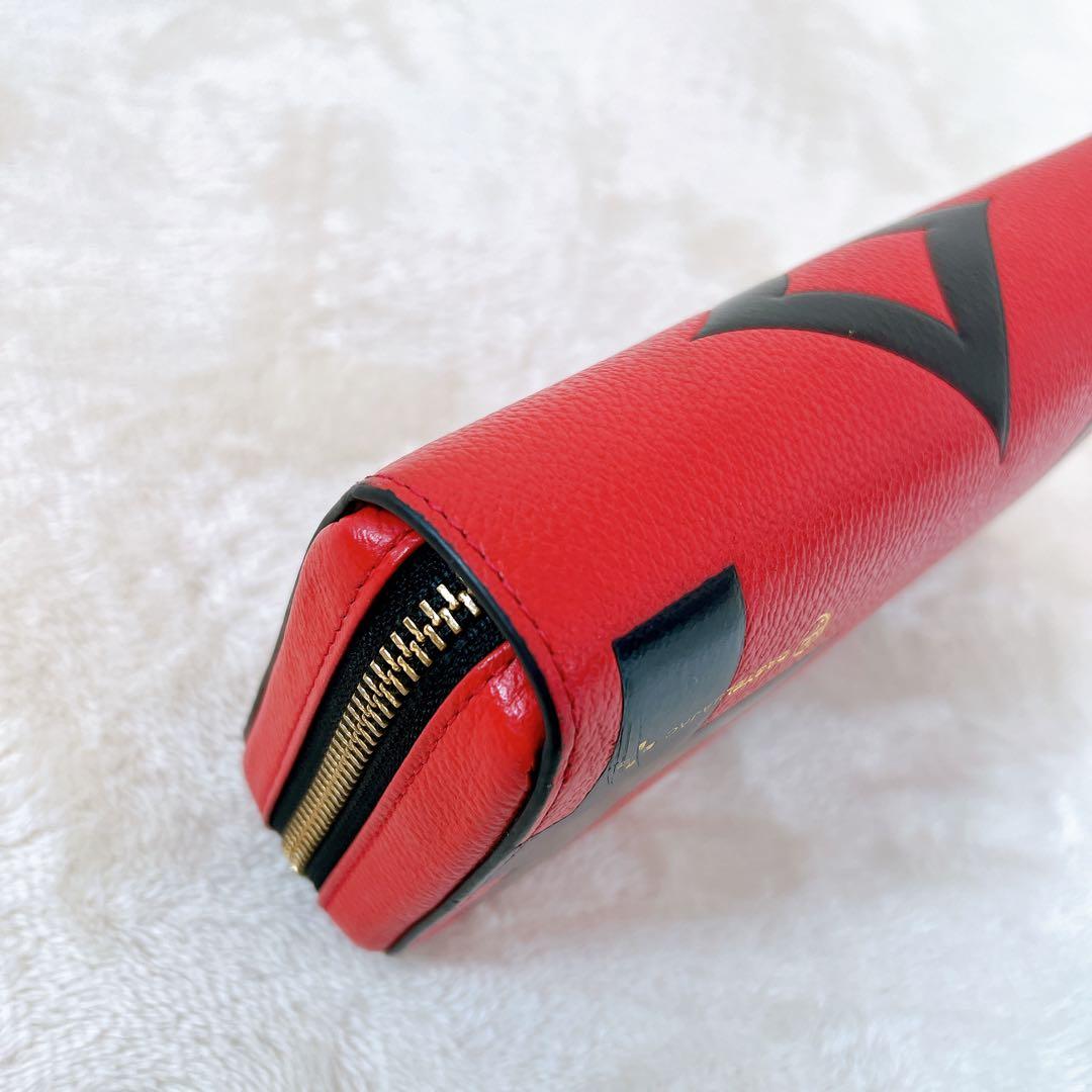 カステルバジャック 長財布 ラウンドファスナー 本革 レザー 大きめ 大容量