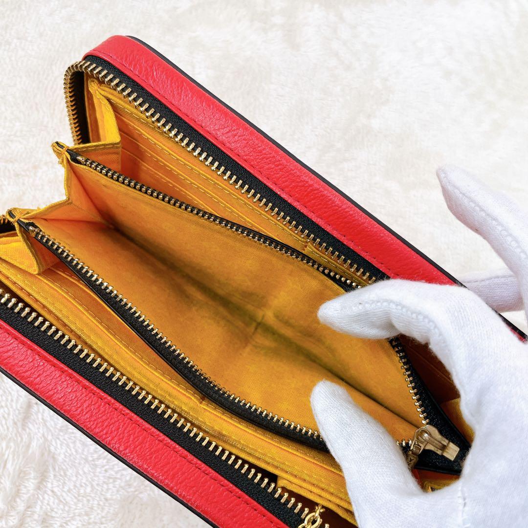 カステルバジャック 長財布 ラウンドファスナー 本革 レザー 大きめ 大容量