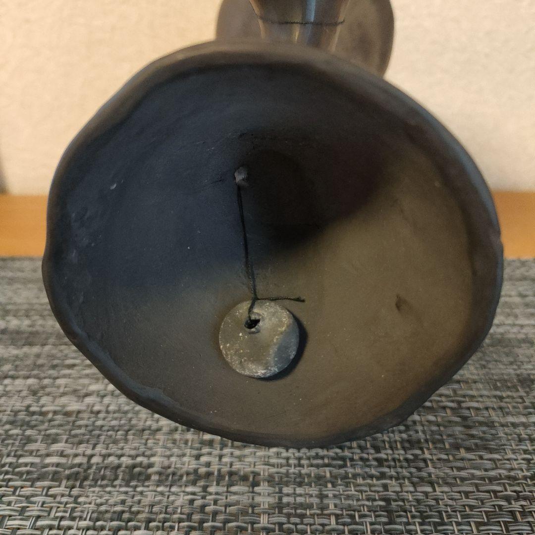 メキシコ　ベル　黒陶　オブジェ　ミッドセンチュリー