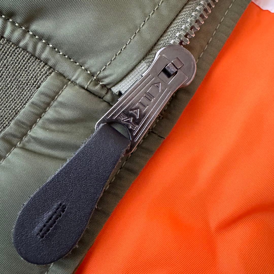 新品級 CDG×アルファインダストリーズ MA-1フライトジャケット カーキ M