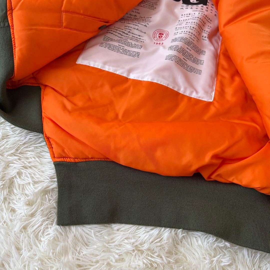 新品級 CDG×アルファインダストリーズ MA-1フライトジャケット カーキ M