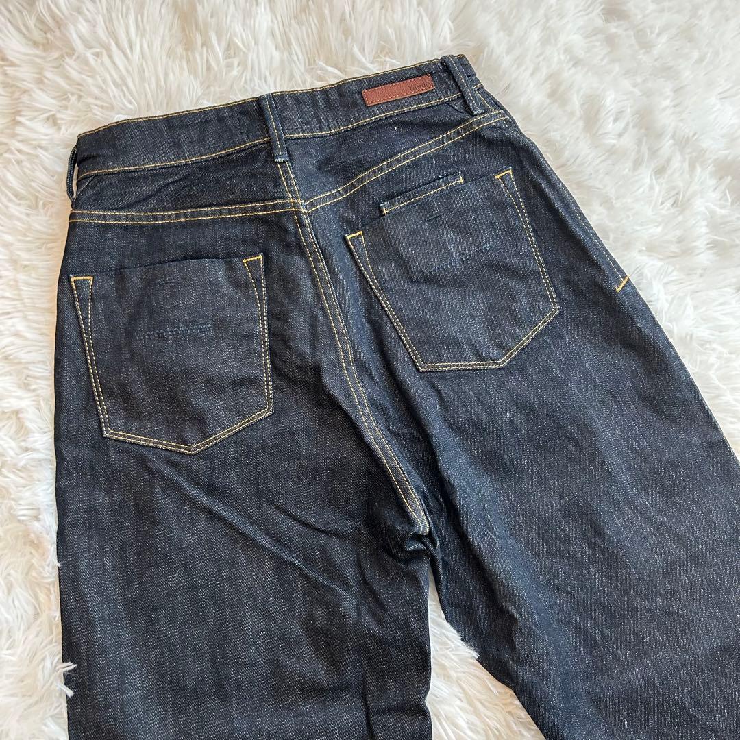 美品✨️人気モデルYANUK ボーイズストレートデニム Lea OWI 美脚デニム