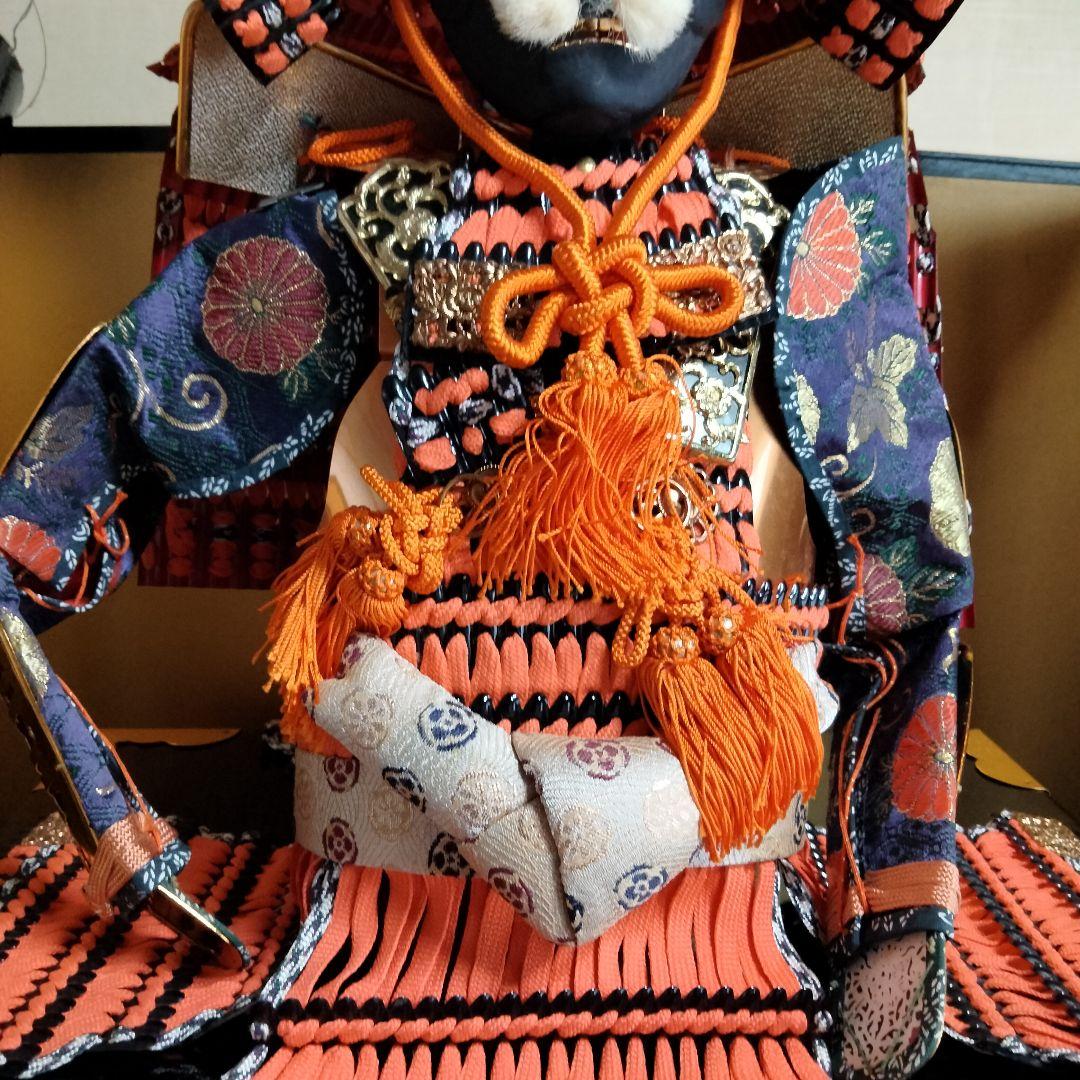 五月人形 鎧飾り 一式セット 金屏風 弓太刀 張子の虎付き 端午の節句 兜飾り