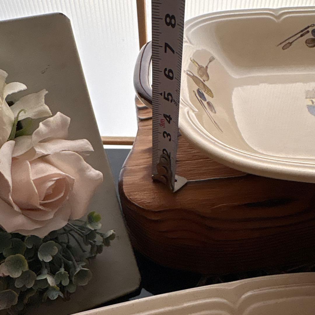 カントリー調　耳付き中皿５枚