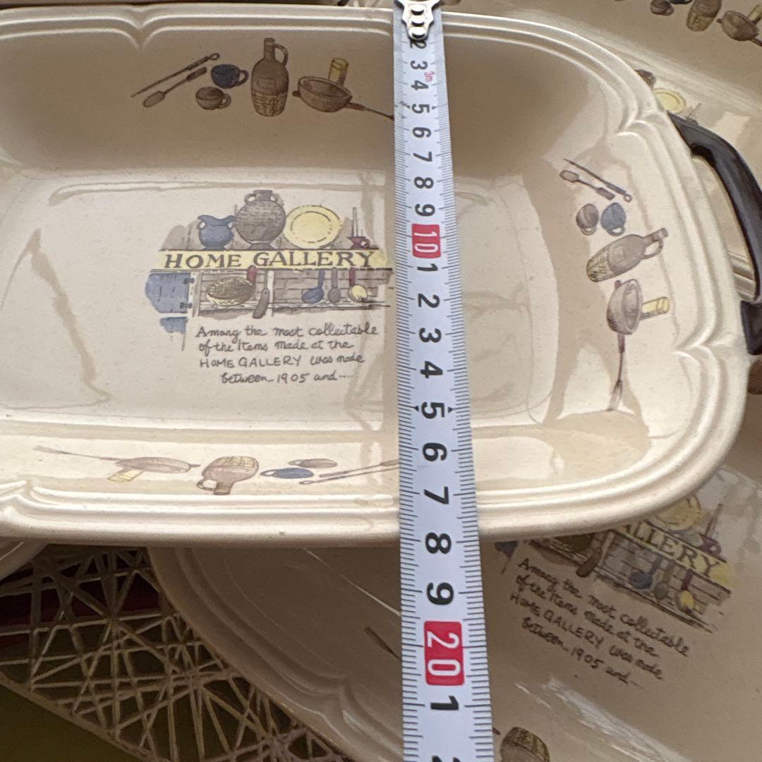 カントリー調　耳付き中皿５枚