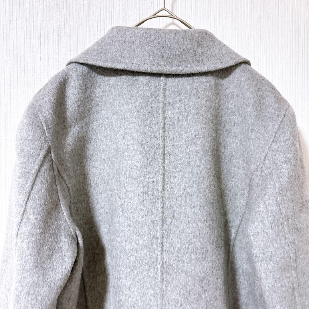 DAKS ダックス　カシミヤ100% リバーコート　ステンカラー　ダブルフェイス