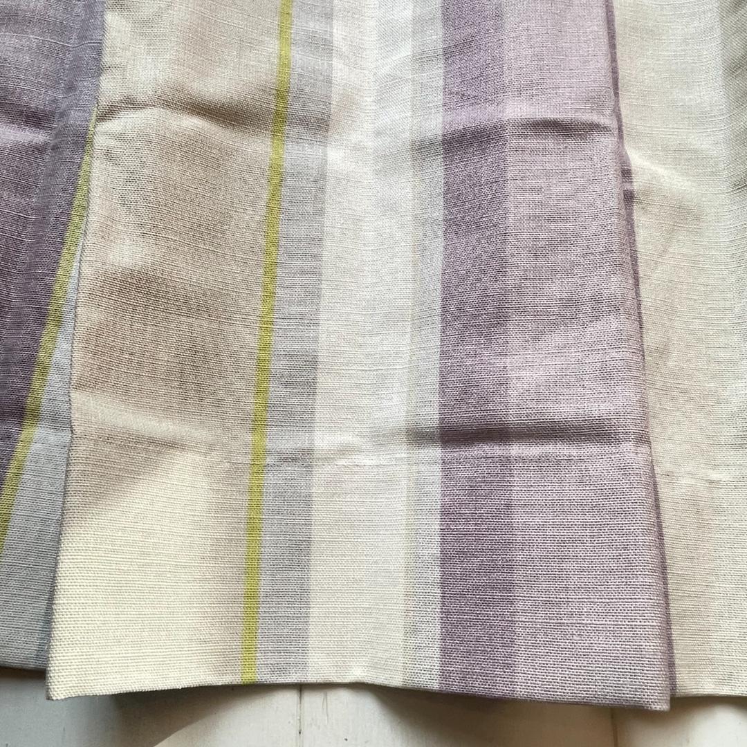 ローラアシュレイ★ストライプ 未使用カーテン 1枚 幅135×丈93㎝