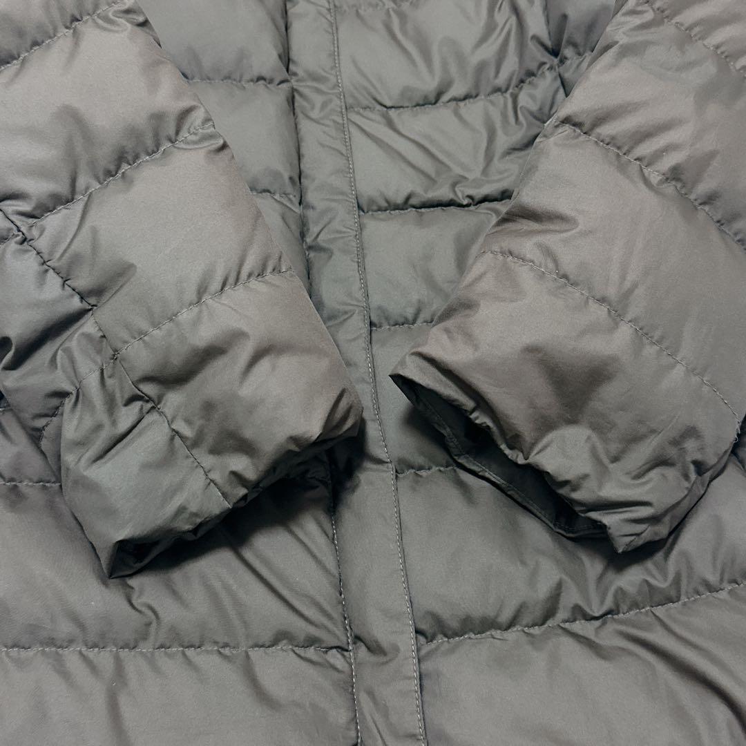 良品 モンベル ロングダウン ex800 ブラウン レディースL 収納袋あり