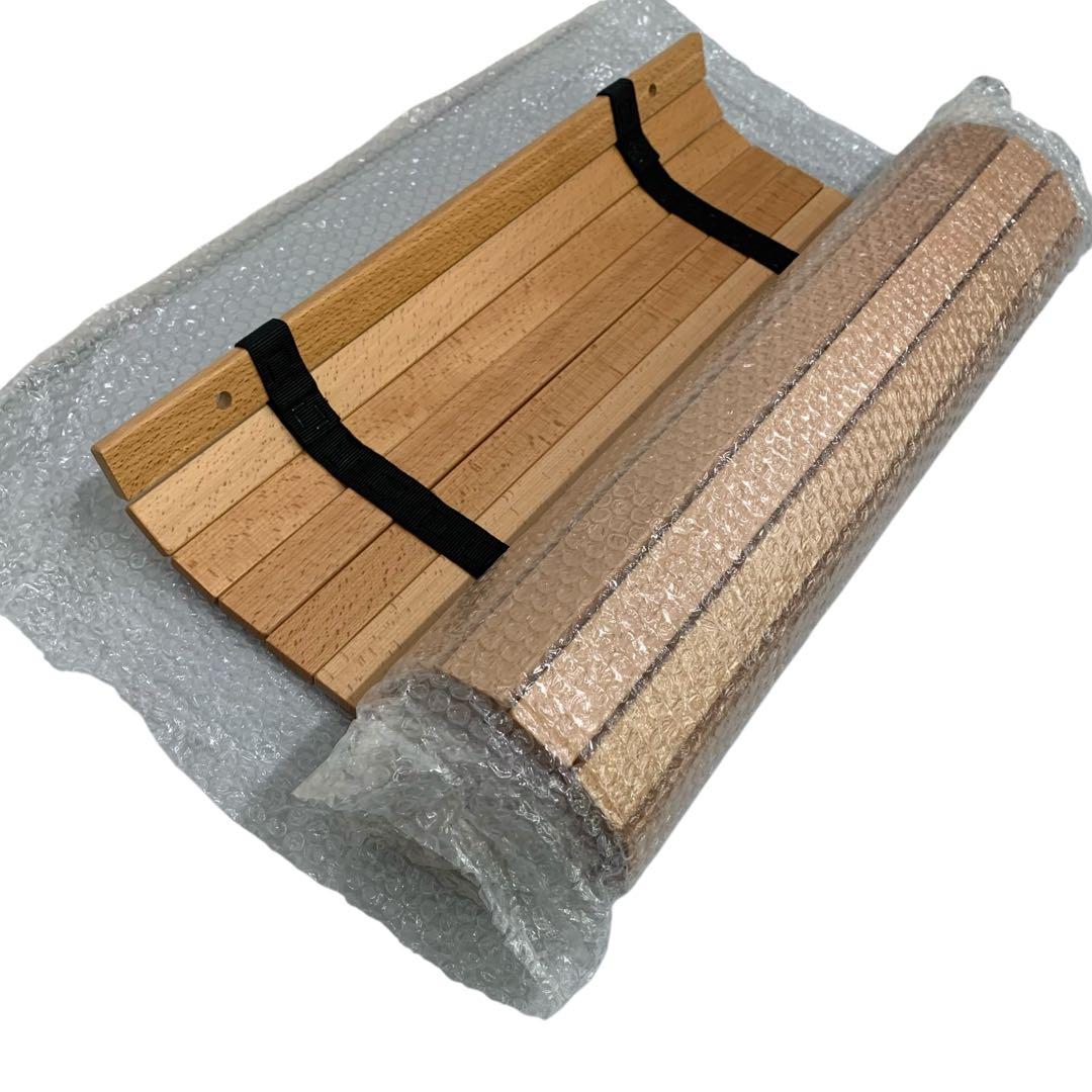 【開封・未使用】TOMOUNT ウッドロールトップテーブル ロールテーブル