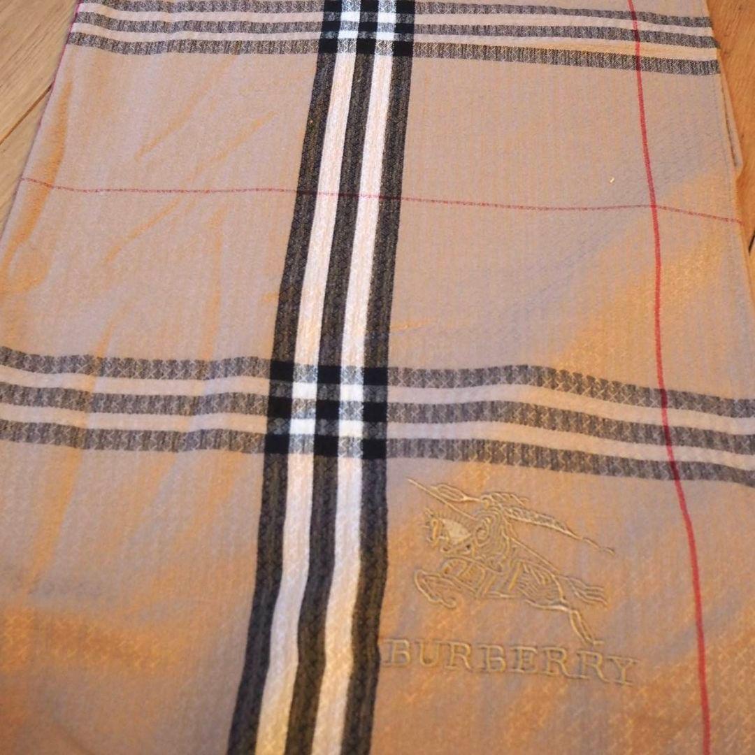 【未使用】BURBERRY LONDON ストール ショール カシミア/シルク