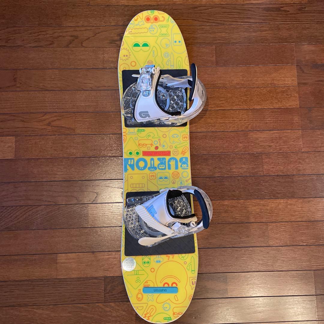 Burton スノーボード イエロー ブーツ付き