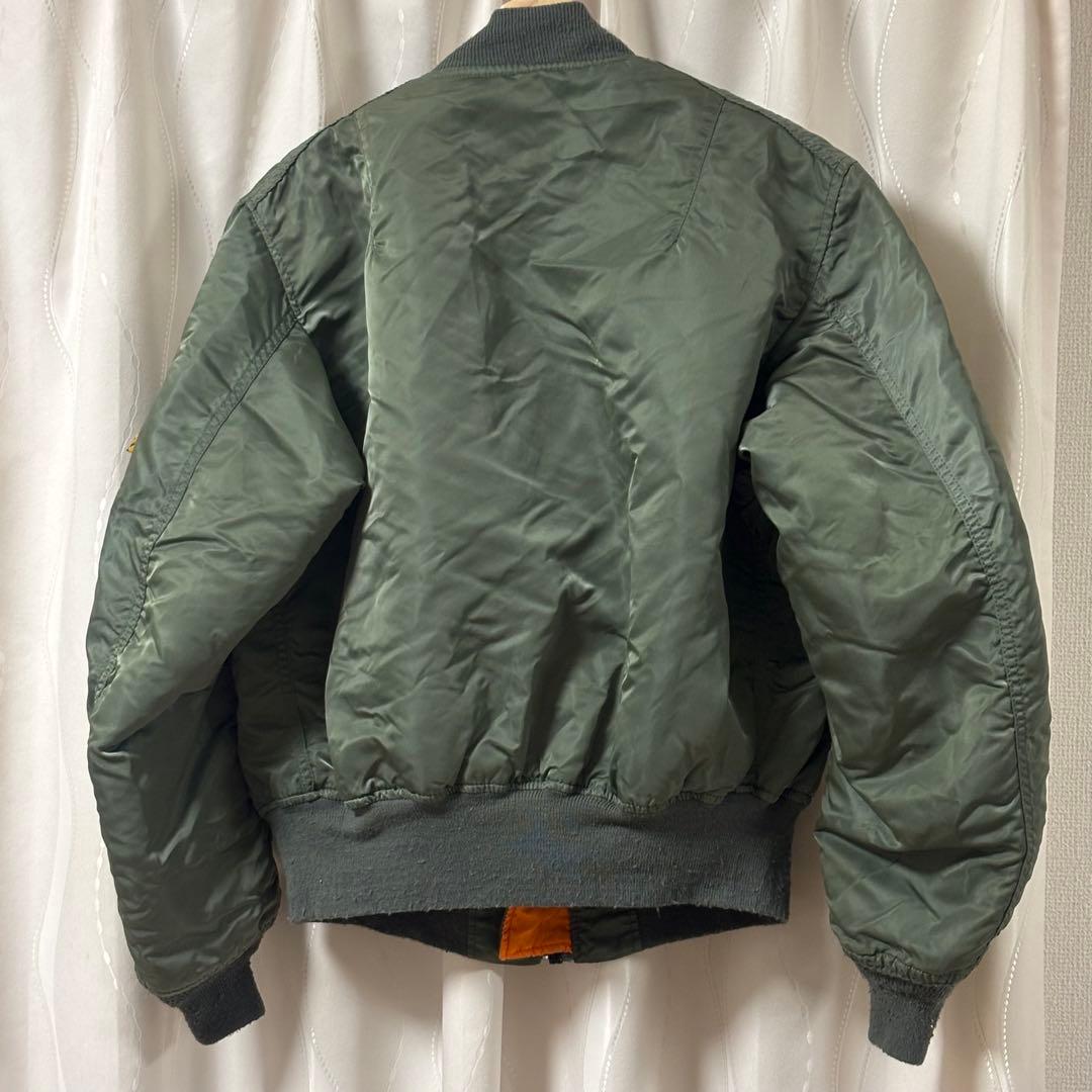 90sアルファインダストリーズ MA-1フライトジャケット USA製 ALPHA