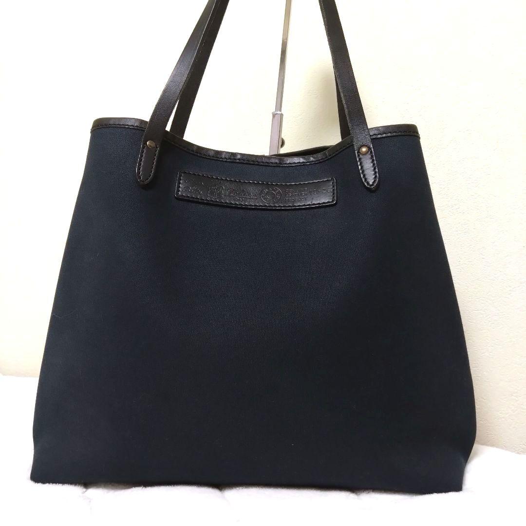 フェリージ トートバッグ 16-26 キャンバス レザー ブラック