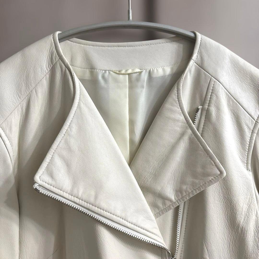 ANAYI ラムレザー ライダースジャケット