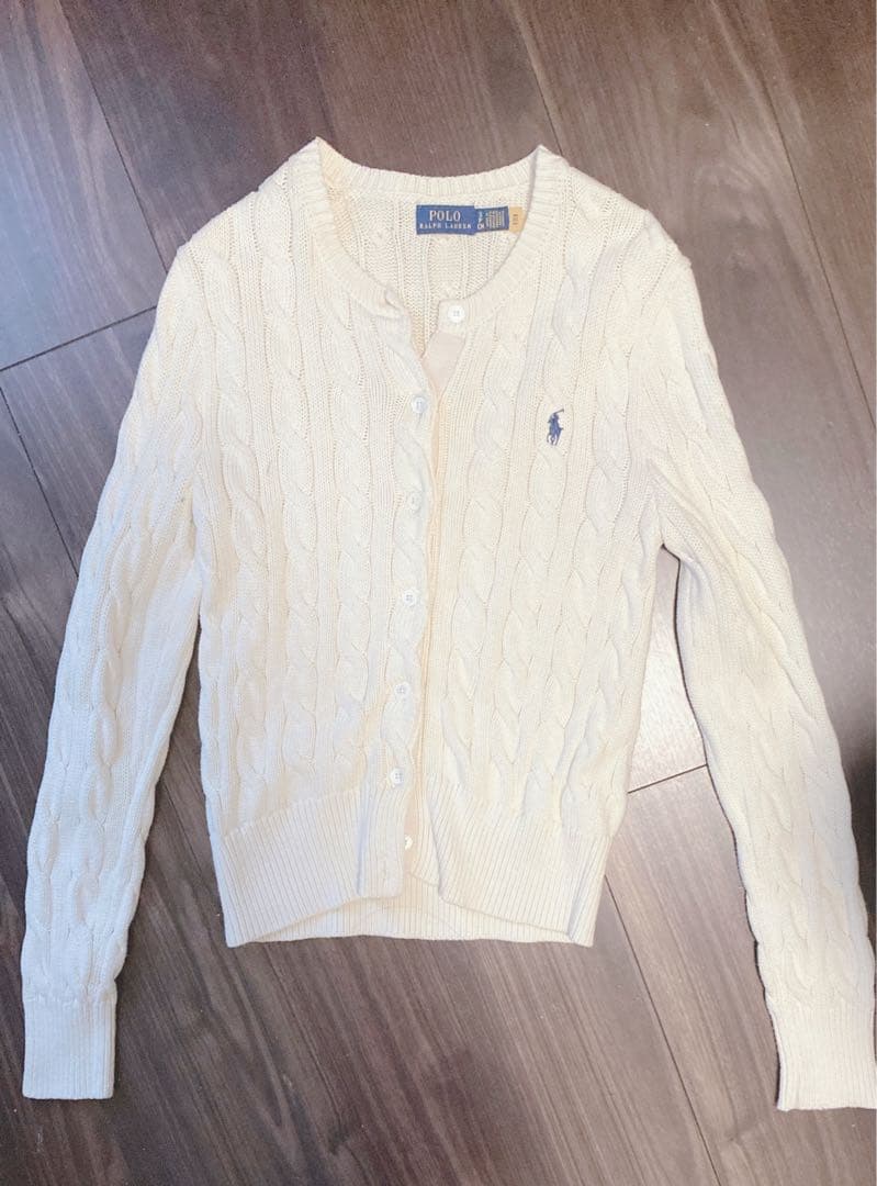 ♡超美品Polo Ralph Lauren アイボリー カーディガン♡