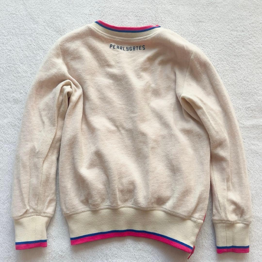 極美品　パーリーゲイツ　リバーシブル　スニード　ピンク　白　フリース　2way