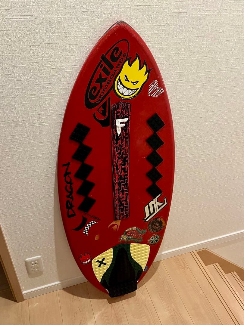 スキムボード exile レッド カーボン素材 130×50 SALE中