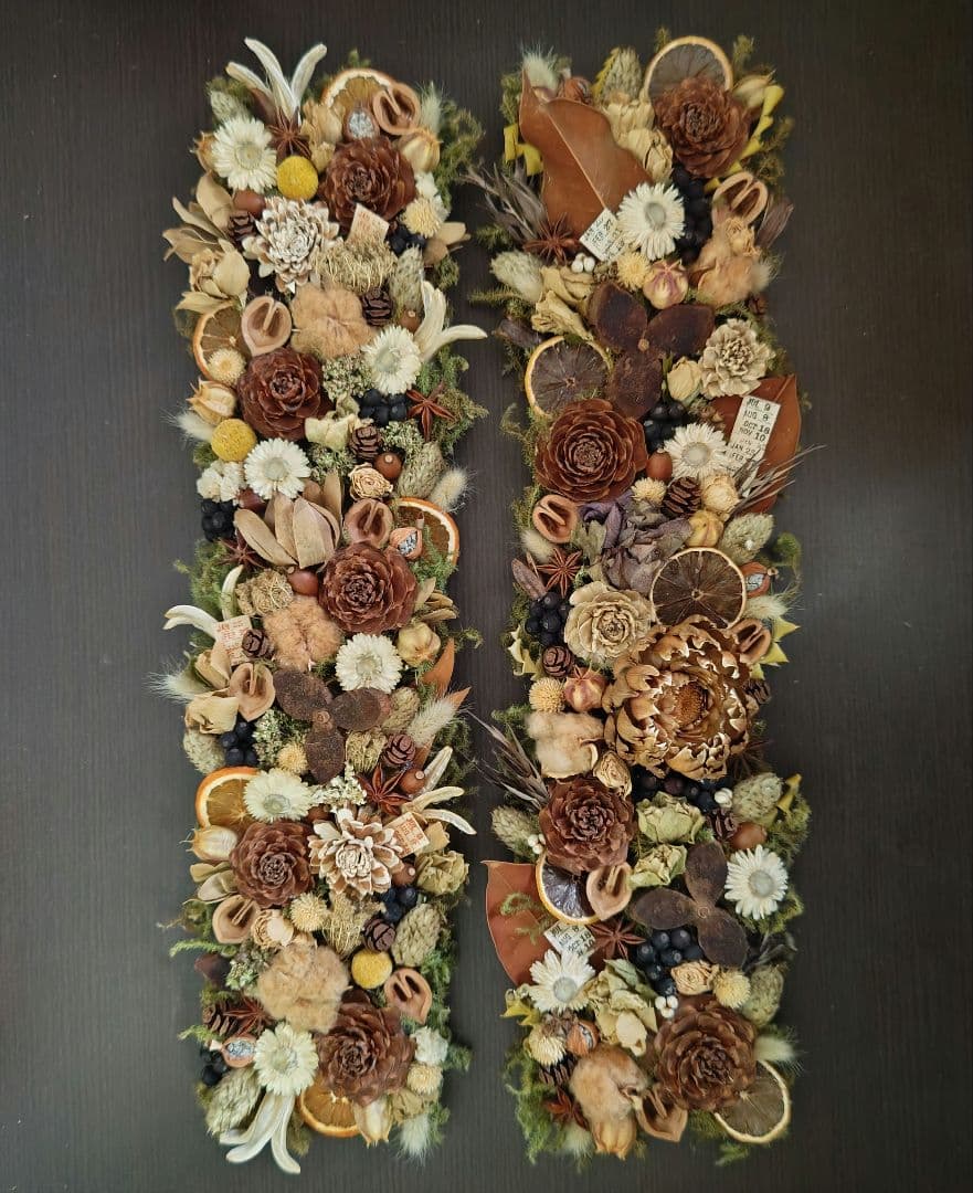 あゆたんさま❀おまとめ❀縦型スワッグ❀ドライフラワー