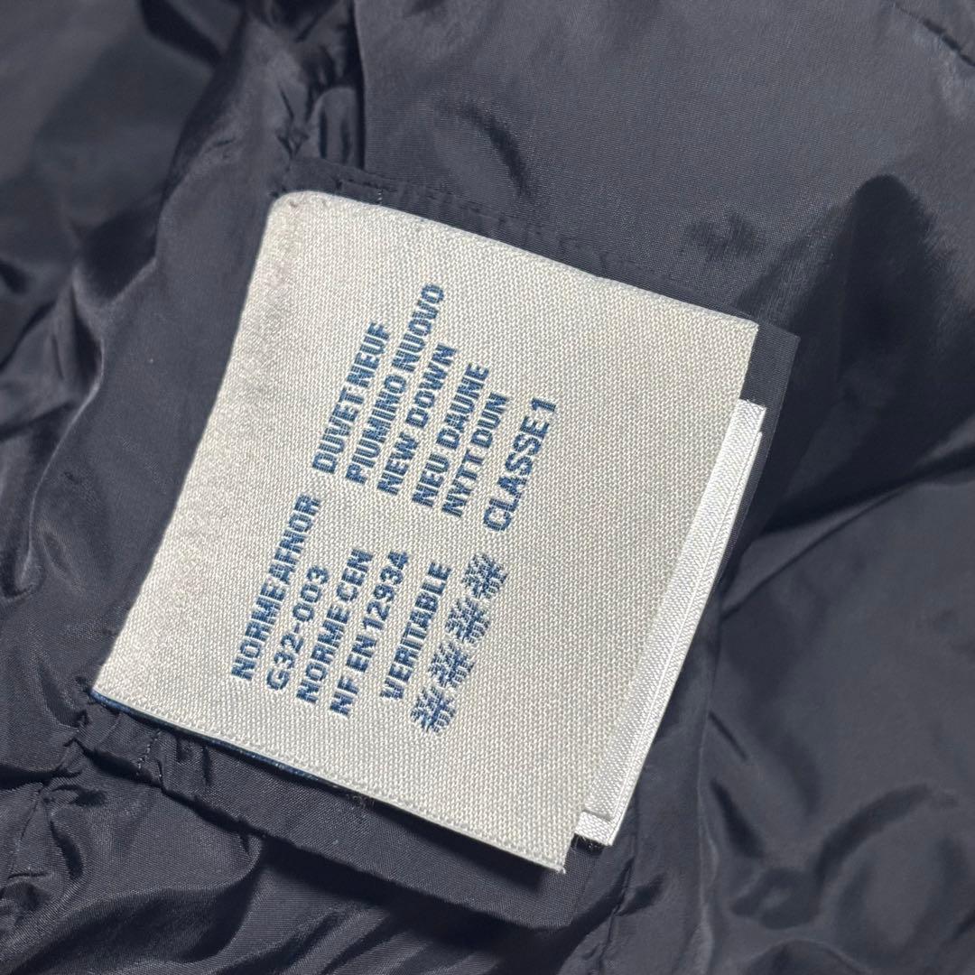 【クリーニング済】モンクレール　フラメッテ　FLAMME ブラック　サイズ1