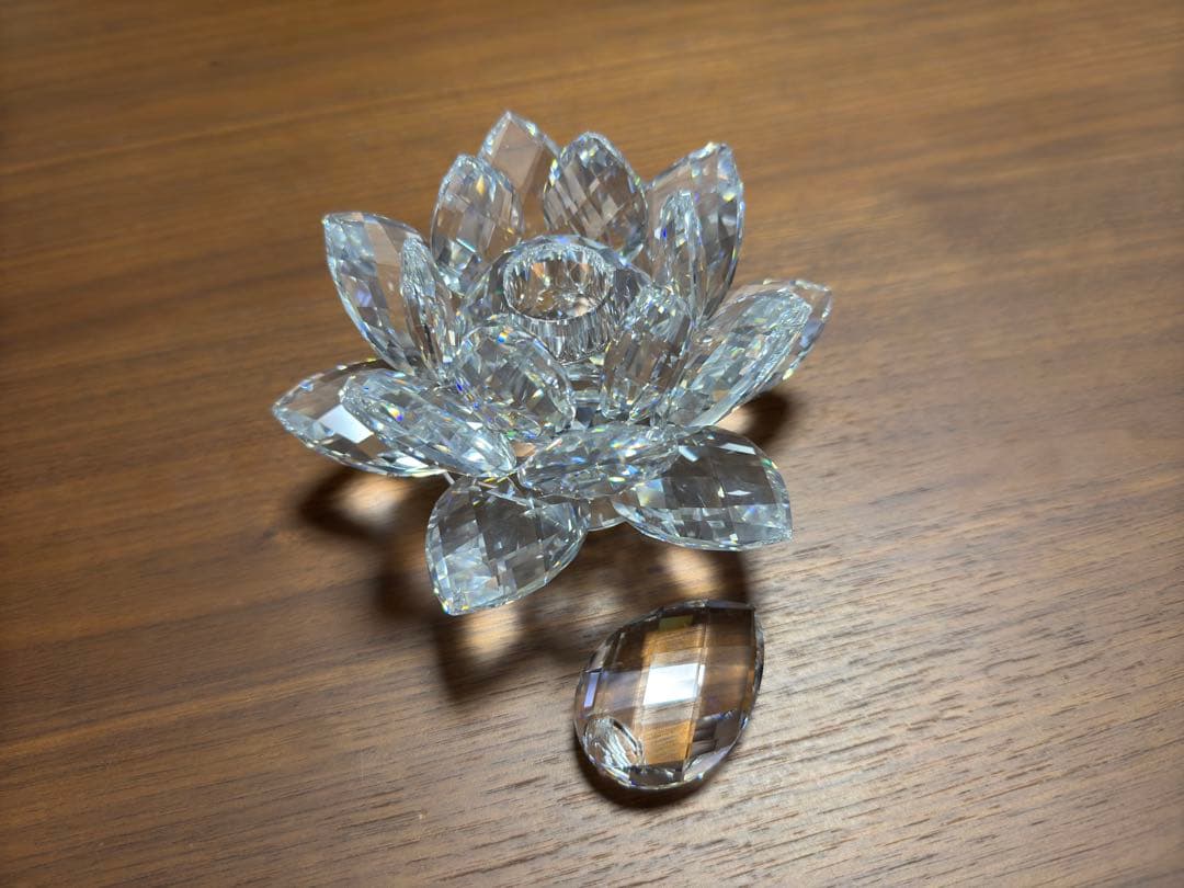 スワロフスキー スイレン L 置物 ガラス