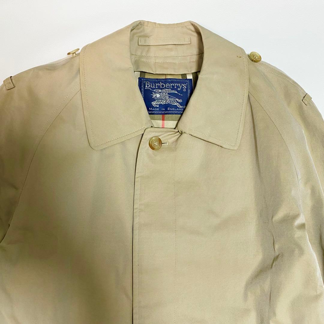 BURBERRY ステンカラーコート　ベルト　ノバチェック　ハニーベージュ