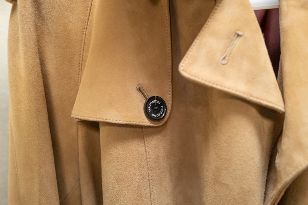 ★新品★MACKINTOSH PHILOSOPHY レザートレンチコート　40★