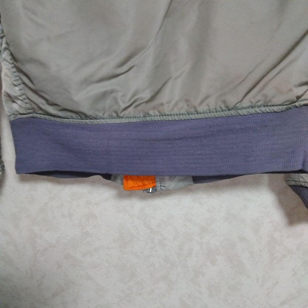 80s〜90s アルファ　MA-1 アメリカ製　シルバーグレー　サイズS