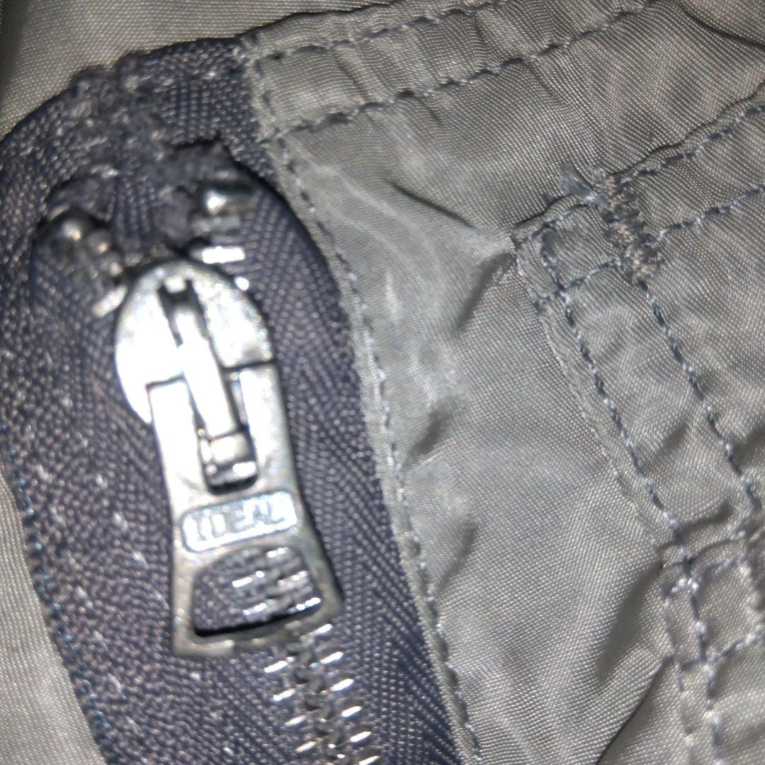 80s〜90s アルファ　MA-1 アメリカ製　シルバーグレー　サイズS