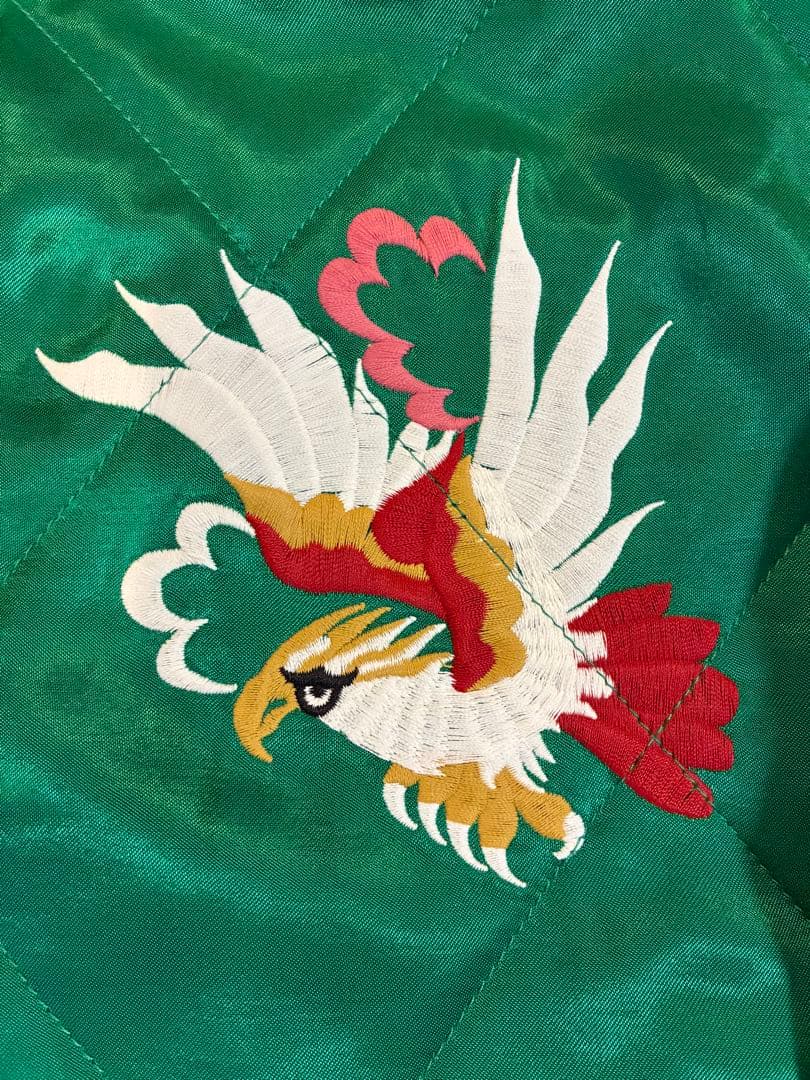 新品 HOUSTON スカジャン 刺繍 SOUVENIR JACKET Lサイズ