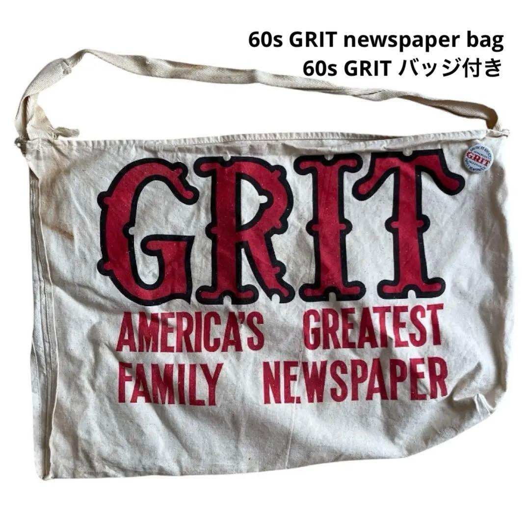 ト*す様 60s GRIT ニュースペーパーバッグ