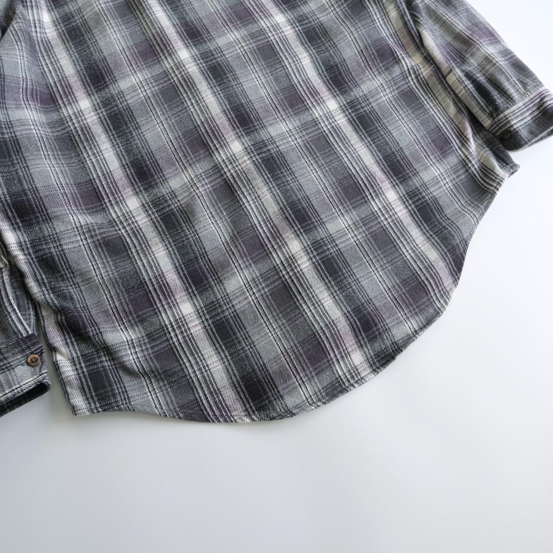 ST.JOHN'S BAY 00s チェックヘビーネルシャツ XLT