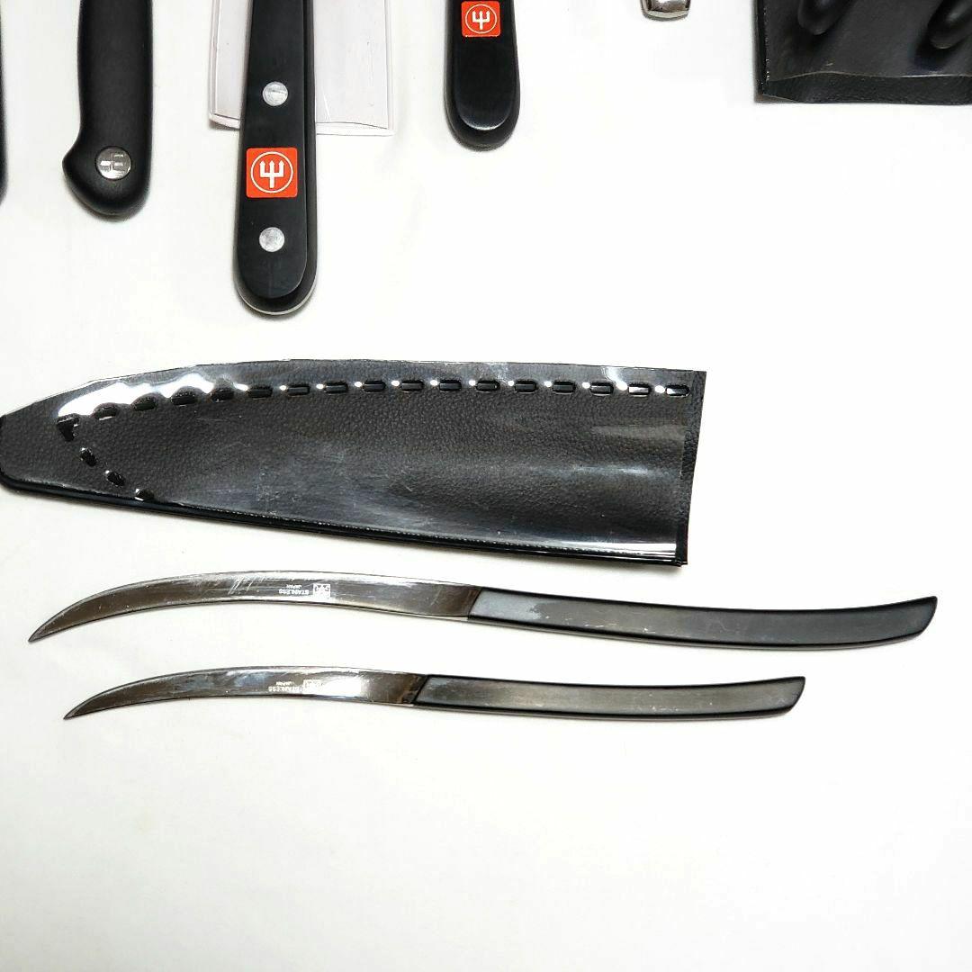ま*ろ様 【S48-14】ヴォストホフ 包丁 ハサミ など刃物11点 オマケ付き