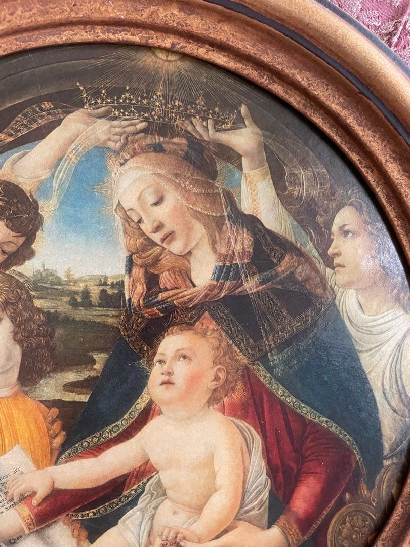 mimi☆アンティーク☆オーバルフレーム絵画