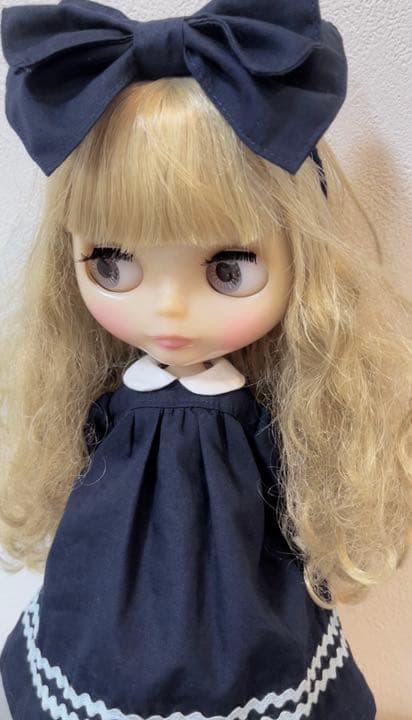 ネイビーワンピース４点セット　ブライス　服　アウトフィット