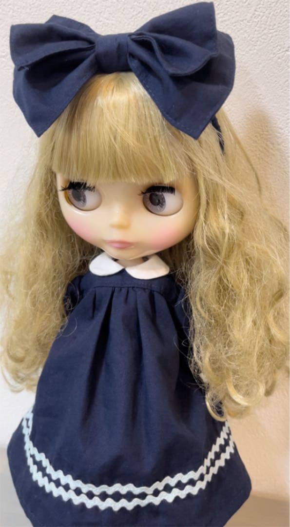 ネイビーワンピース４点セット　ブライス　服　アウトフィット