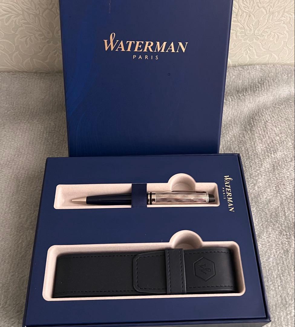 ウォーターマン エキスパートデラックス ブルーCT SE ボールペン