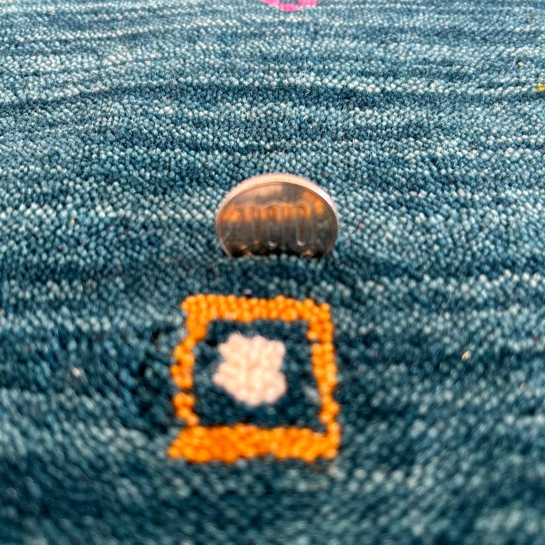 新品☆ギャベ ラグ カーペット 手織り絨毯 インドギャべ ロリバフ