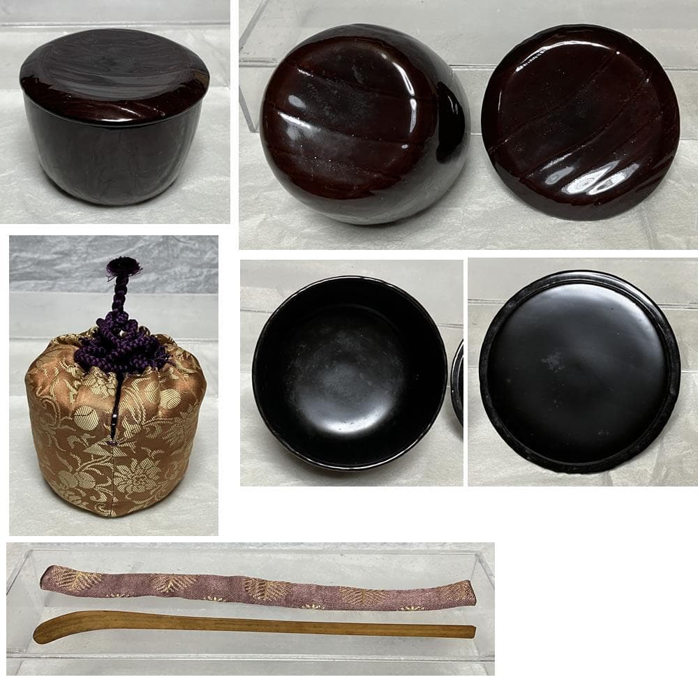 篭師 野口籃峰斎 御所籠 共箱 御所篭 網代 竹編 茶籠 野点 色紙点 茶箱