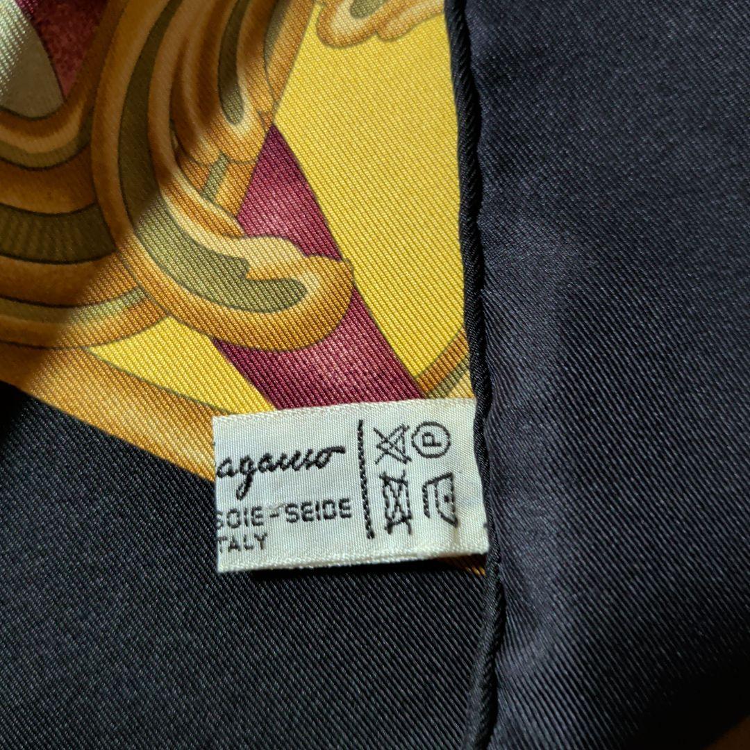 フェラガモ　FERRAGAMO　シルクスカーフ　アニマル柄　新品未使用