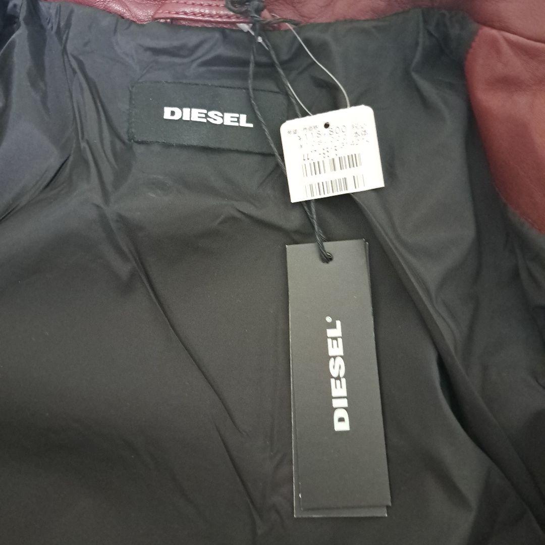 新品タグ付き DIESEL ライダース　レザージャケット 定価118800円