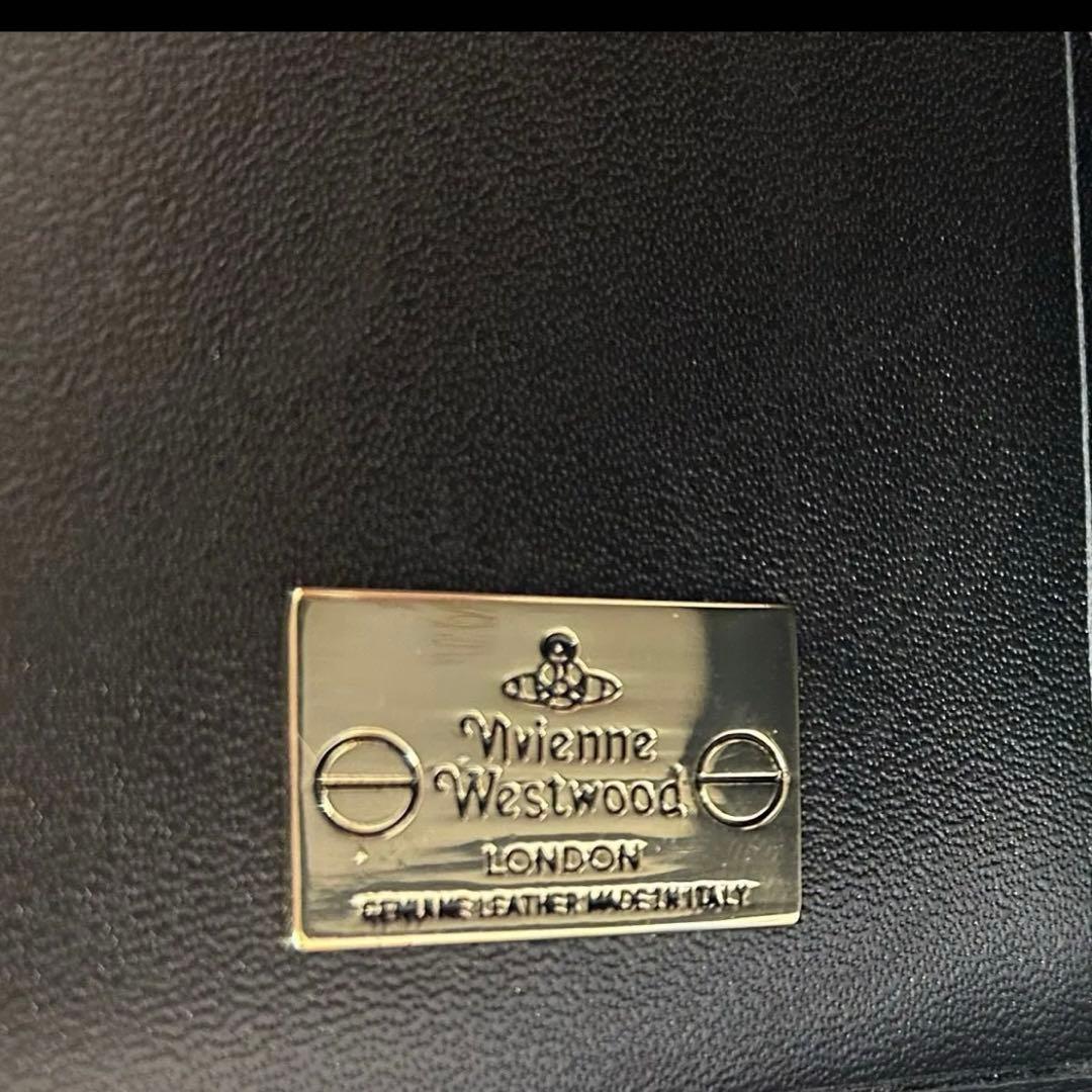 【ショッパー付き】VivienneWestwood♡三つ折財布♡エナメルブラック