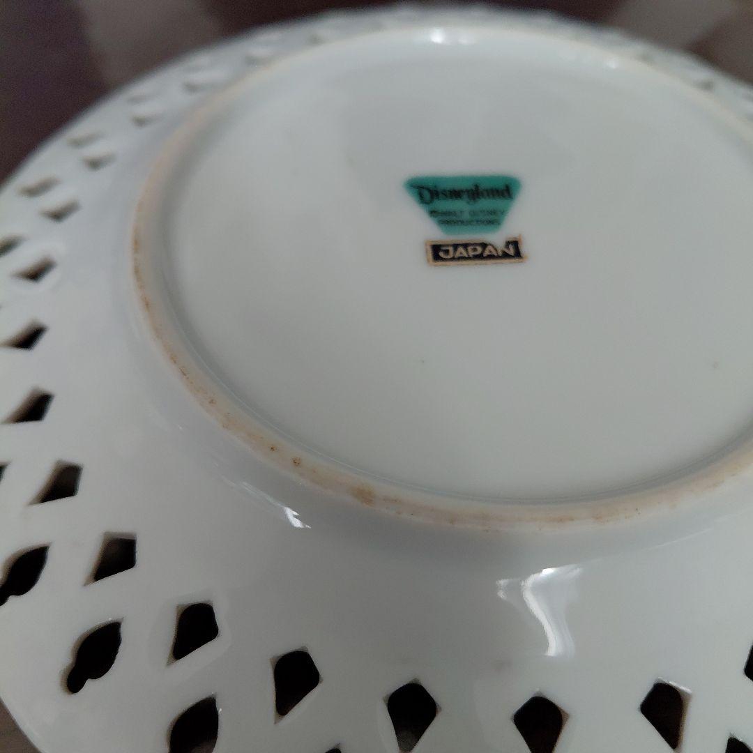 ②ディズニーランド 陶器皿　ヴィンテージ　デザート皿　ティンカーベル