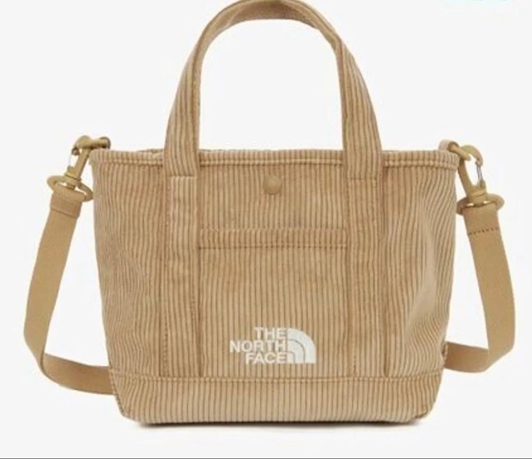 THE NORTH FACE コーデュロイ トートバッグ ショルダー ベージュ