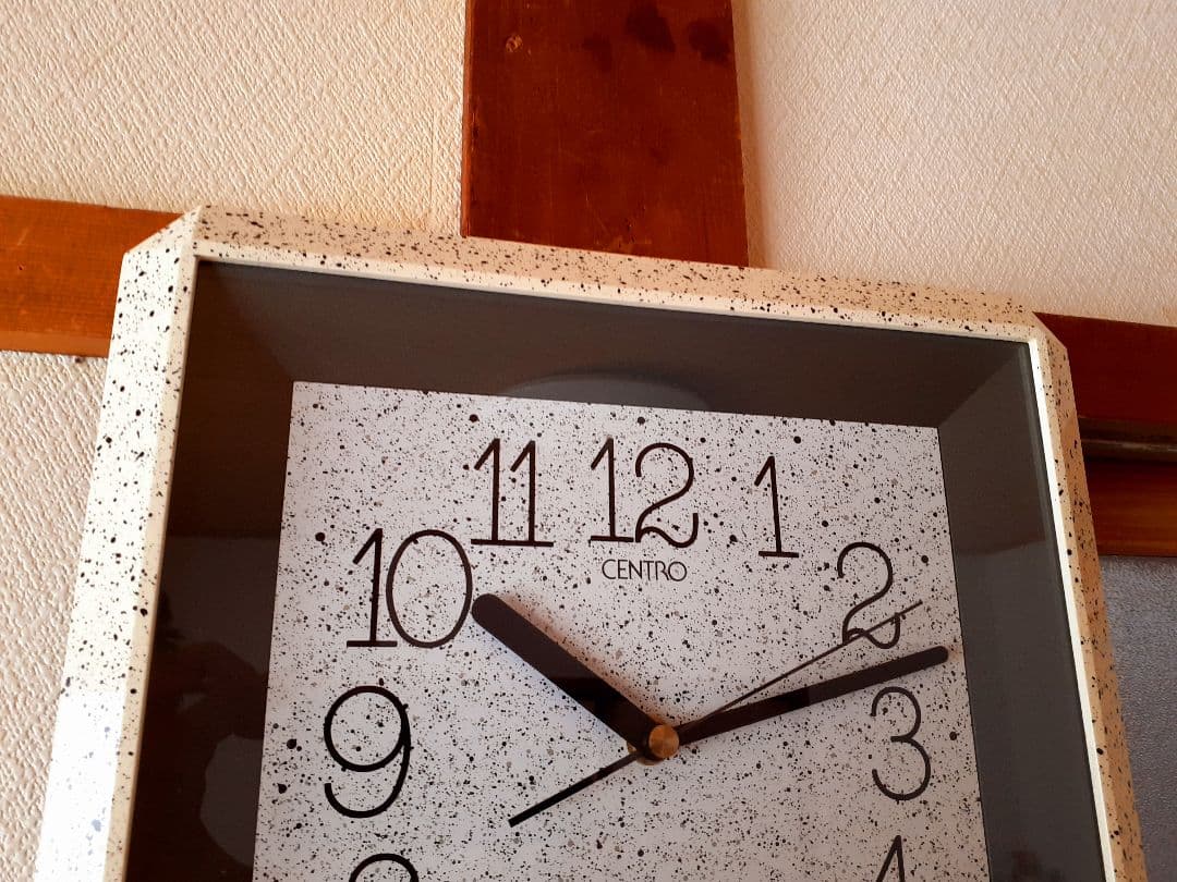CENTRO　掛け時計　ポストモダン　ビンテージ　レトロ　マーブル