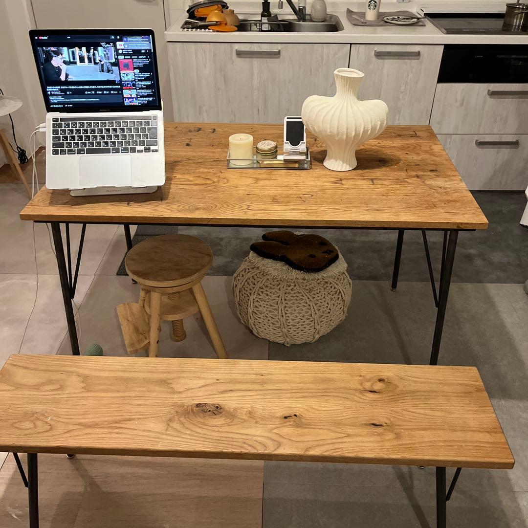 sikaku テーブル　ベンチ