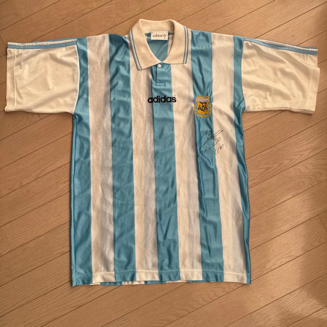 94年 アルゼンチン代表ユニフォーム　サイン入　マラドーナ