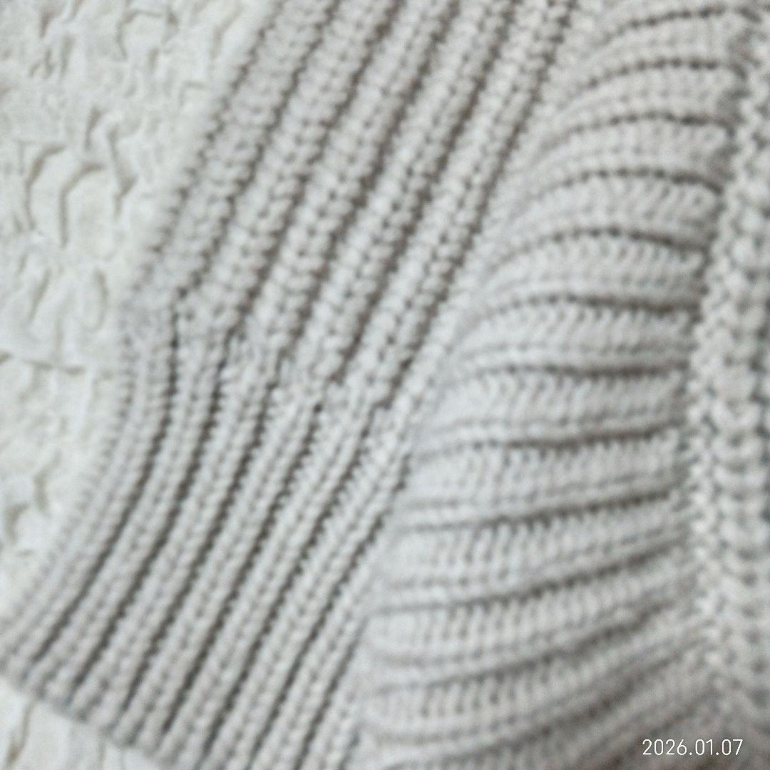 雑誌掲載　鈴木保奈美さん着用　美品　ヘルノ　異素材　ダウン　ニット　コート