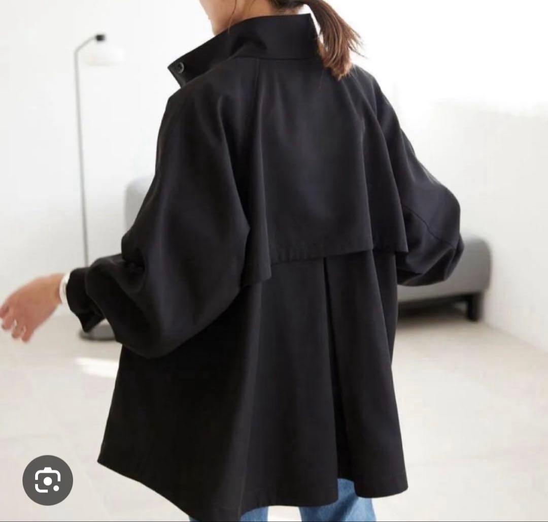 テントラインショートコート スローブ イエナSLOBE IENAブラック