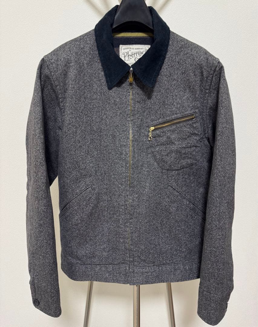 【超希少】フェローズ 66J ワークジャケット 杢グレー ゴマシオ 36