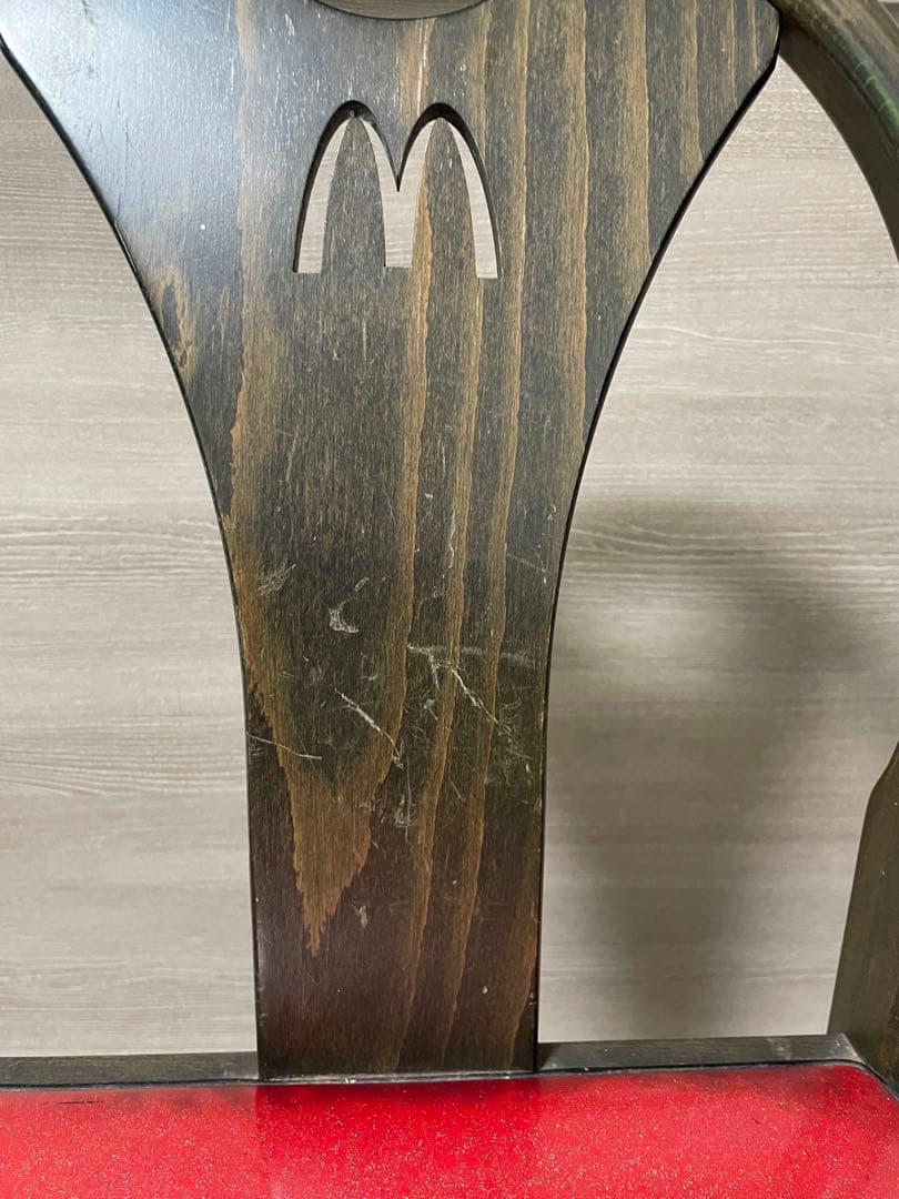 【McDonald's ビンテージ木製椅子】 希少なマクドナルドの椅子です。